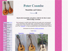 Tablet Screenshot of petercoombe.com